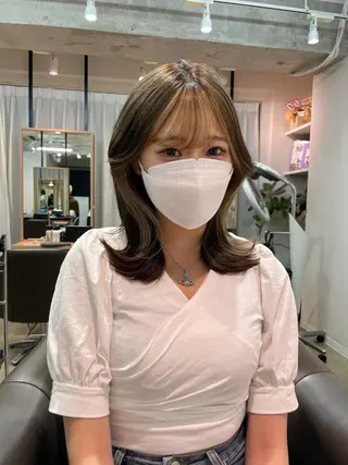 ミディアム ❤️ショートカット ・顔周りカット❤️のヘアスタイル