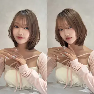 セミロング モテカラー🫧💕 RIOのヘアスタイル