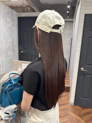 ロング 縮毛矯正・髪質改善 支持率No1🫧北島のヘアスタイル