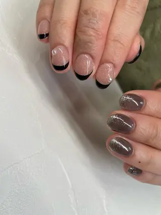 ロング カラー ヘアアレンジ キッズ ネイル マツエク・マツパ アイブロウ 福田 加奈のネイルデザイン