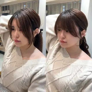 ロング VIEW BLUE所属・レイヤー/顔まわり /亀戸錦糸町/なつきのヘアスタイル