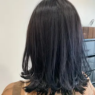 ミディアム カラー ヘアアレンジ 山崎 澪 レイヤーカット/大宮のヘアスタイル