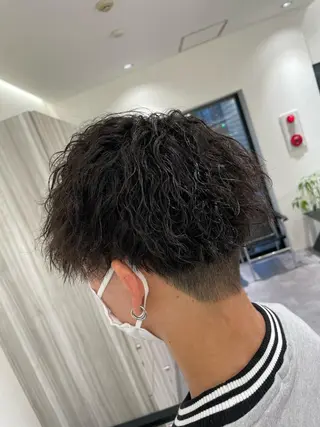 ショート パーマ メンズ Reginavita栄所属・メンズ特化/ 本日空き○/岡本一真のヘアスタイル