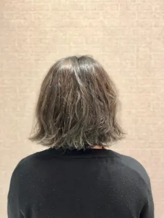 ショート カラー パーマ アンドウ ユウ/ レイヤーカット/韓国のヘアスタイル