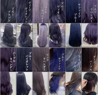 カラー ダブルカラー 韓国ヘアKYONのヘアスタイル