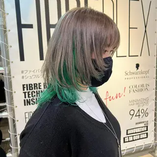 ミディアム 宮下 愛璃紗のヘアスタイル