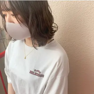ミディアム カラー 代表🎀 ふわモテ愛 され髪🩷yumiのヘアスタイル