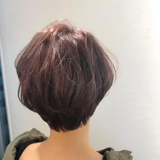 ショート カラー ヘアアレンジ 山本 帆乃果のヘアスタイル