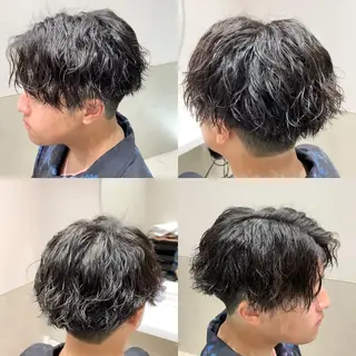 ショート パーマ メンズ クセを最大限に活かす メンズパーマ奈良大祐のヘアスタイル