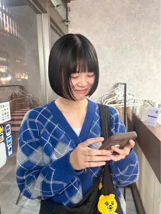 ショート カラー 高橋 みく/ minim 暖色のヘアスタイル