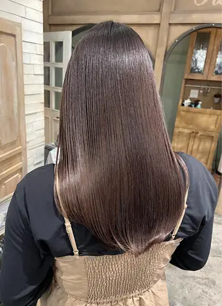 ロング ハイライト/レイヤー 木下翔太のヘアスタイル