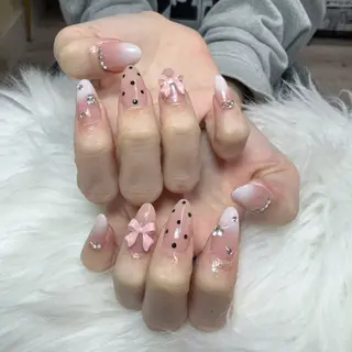 ネイル 🎀nana🫧 ワンホンネイル🎀のネイルデザイン