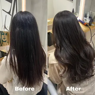 ロング ブリーチ/縮毛矯正 🏖️MIREのヘアスタイル