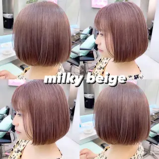 ショート カラー 岡野 静華のヘアスタイル