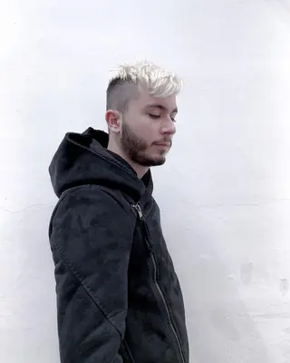 ショート カラー メンズ THE./ブリーチ 透感カラー/髪質改善のヘアスタイル