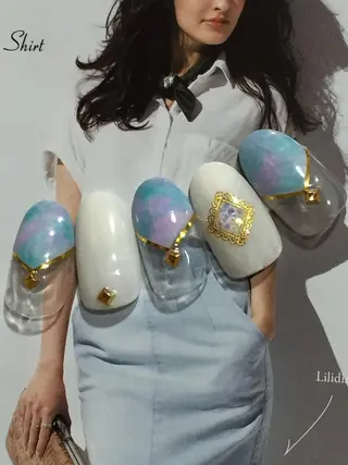 ネイル Sympa 𝓜iwako🐰ᩚのネイルデザイン