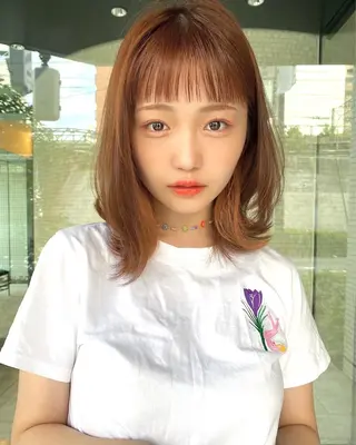 ミディアム ✨透明感カラー 恵比寿HAYATO✨のヘアスタイル