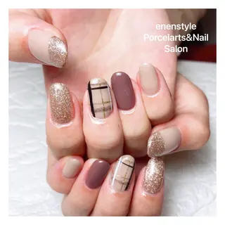 ミディアム ネイル 👑enen style👑のネイルデザイン