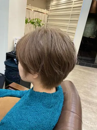 ショート カラー 🟢NEGi🟣 🫧髪質改善のヘアスタイル