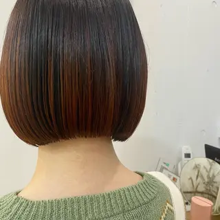 ショート カラー 🪭risa 暖色/レイヤー🪭のヘアスタイル