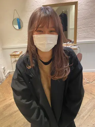 セミロング saya/似合わせ /透明感カラーのヘアスタイル