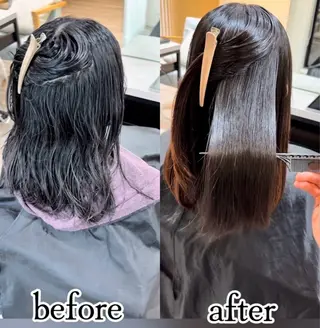 ミディアム amber  池袋所属・大木 唯月のヘアスタイル