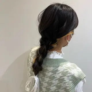 ヘアアレンジ ダブルカラー🌷✨ 守屋紗希のヘアスタイル