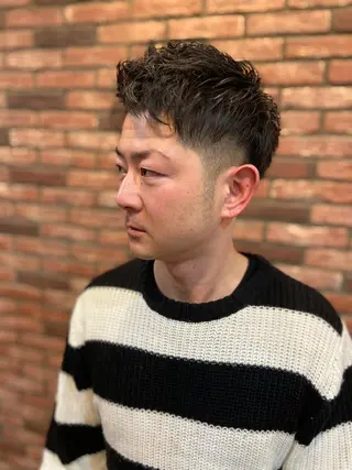 ショート グレイスフルバーバープラチナム六本木店所属・六本木メンズヘア 大橋勇貴のヘアスタイル