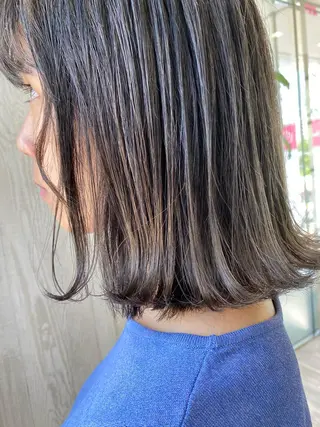 ミディアム Lond luce心斎橋所属・🍀小川大輔🍀 ボブ/ブリーチ🥇のヘアスタイル