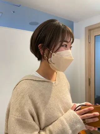 ショート 大迫 江梨のヘアスタイル