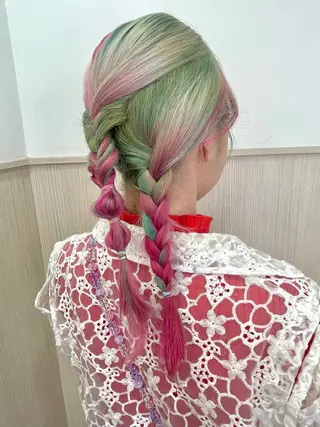 ヘアアレンジ ブリーチ超特化美容師 ☯️ルカ✡️💫のヘアスタイル