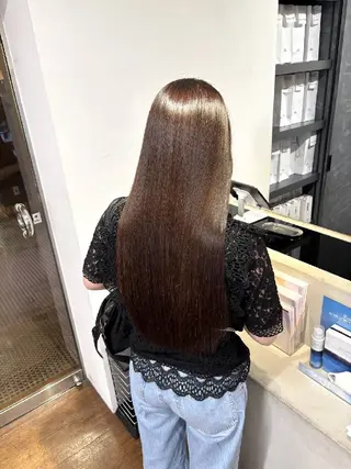 ロング 小河 恵子のヘアスタイル