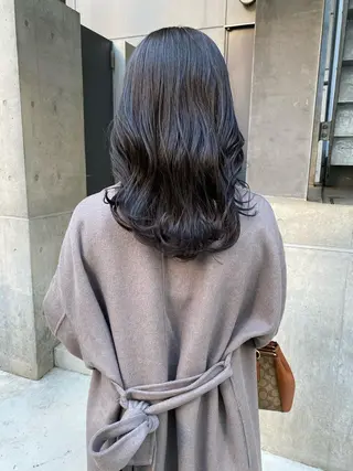 セミロング カラー また会いたくなる 美容師【KENTA】のヘアスタイル