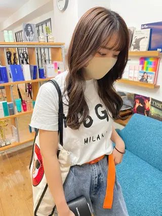 ロング COMILE 🌼 SUZUKAのヘアスタイル