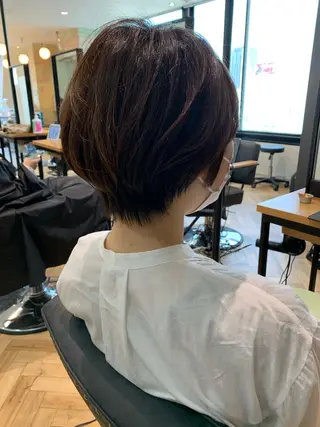 ショート カラー 【S.BROOM】 店長　西川徹のヘアスタイル