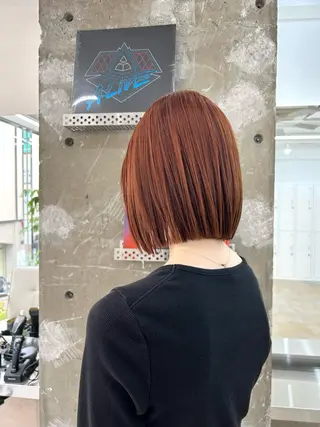 ミディアム 髪質改善/艶カラー/ 渋谷 RISA💛のヘアスタイル