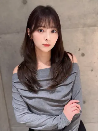 ロング カラー ヘアアレンジ 《髪質改善✖️オリー ブ🧸》小嶋拓也のヘアスタイル