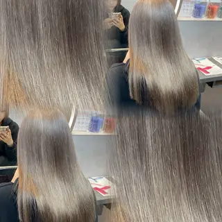 カラー 博多/ ブリーチ/暖色/色味のヘアスタイル