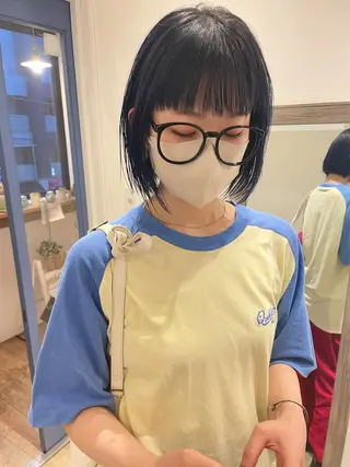 ミディアム カラー 🩰オリーブ/ ベージュ松本咲花🩰のヘアスタイル