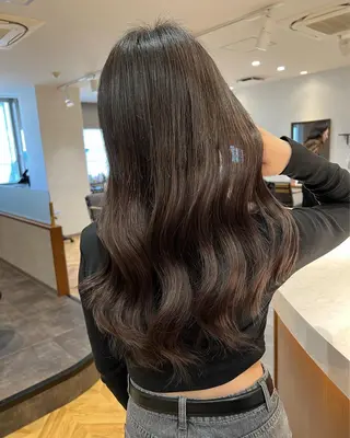 ロング ARIA💎縮毛矯正 ブリーチ💎複雑履歴のヘアスタイル