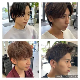 ショート パーマ メンズ 大住 京平のヘアスタイル