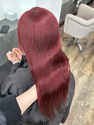 ロング カラー MARQUEE所属・Ayame / ハイトーンカラーのヘアスタイル