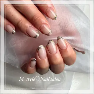 セミロング ネイル 下妻市ﾈｲﾙｻﾛﾝ M_styleのネイルデザイン