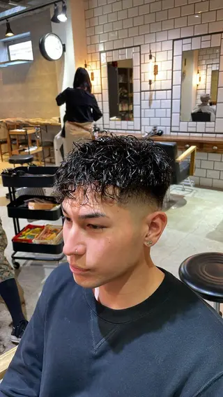 メンズ メンズ特化/フェード 樋口裕馬のヘアスタイル