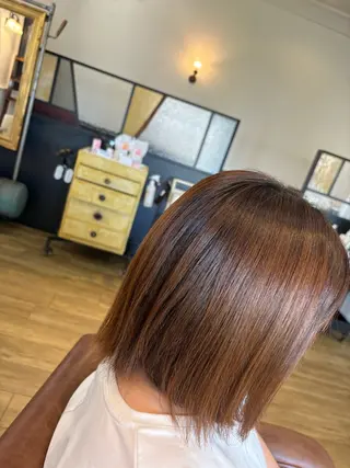 ミディアム 加藤 幸香のヘアスタイル