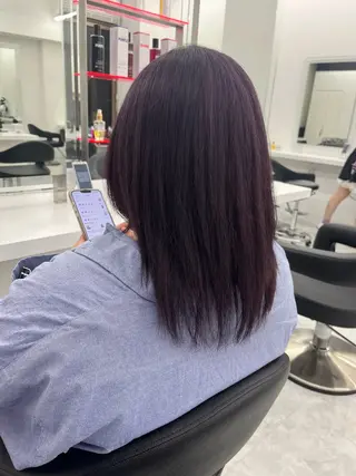 セミロング カラー 💖トレンド秋冬 カラー💖FUTAのヘアスタイル