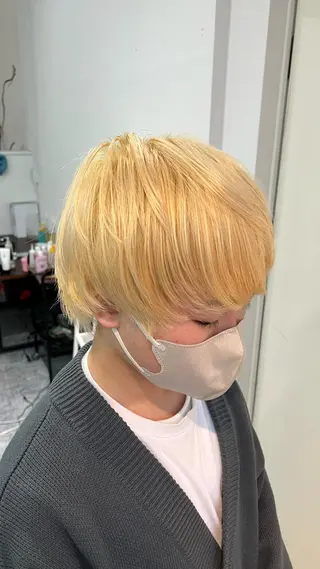 カラー メンズ 🌈re-room EIKI🇰🇷のヘアスタイル