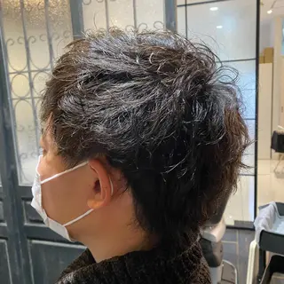 ショート カラー メンズ キッズ ✂︎ショート、ボブ、 レイヤー🩵YUMIのヘアスタイル
