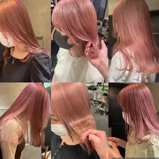 セミロング カラー classic 新横浜所属・大人girly🛋️ 🤍yukakoのヘアスタイル