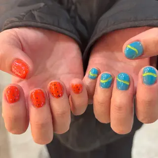 ネイル 栗田 ゆう子のネイルデザイン